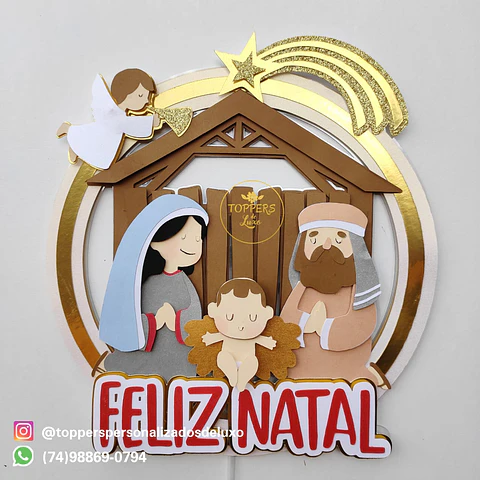 ARQUIVO DE CORTE TOPO DE BOLO NATAL