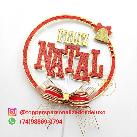 ARQUIVO DE CORTE TOPO DE BOLO NATAL
