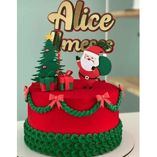 ARQUIVO DE CORTE TOPO DE BOLO NATAL