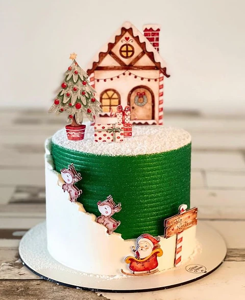 ARQUIVO DE CORTE TOPO DE BOLO NATAL