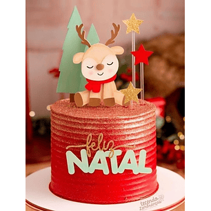 ARQUIVO DE CORTE TOPO DE BOLO NATAL