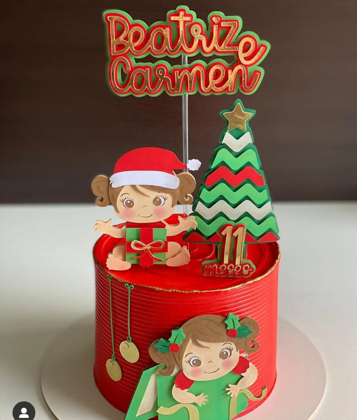 ARQUIVO DE CORTE TOPO DE BOLO NATAL 1
