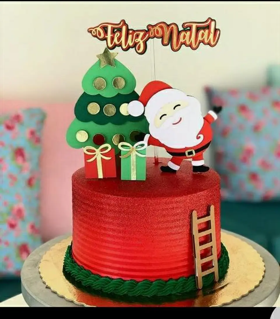 ARQUIVO DE CORTE TOPO DE BOLO NATAL 1