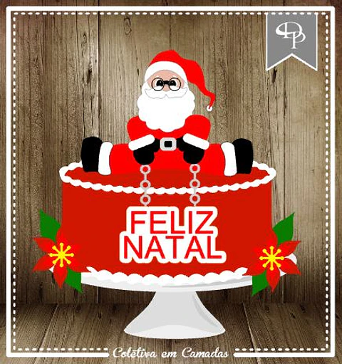 ARQUIVO DE CORTE TOPO DE BOLO NATAL