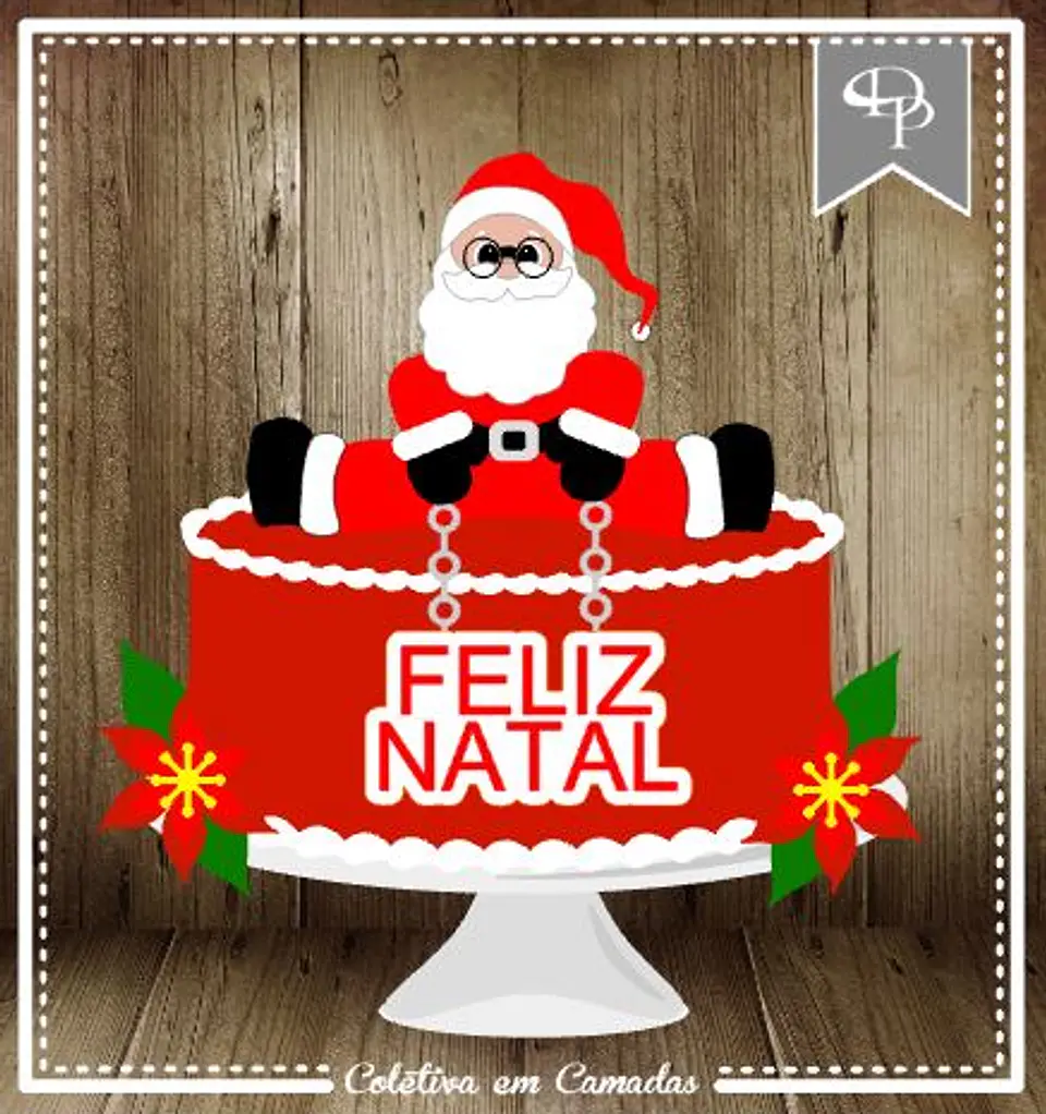 ARQUIVO DE CORTE TOPO DE BOLO NATAL 1