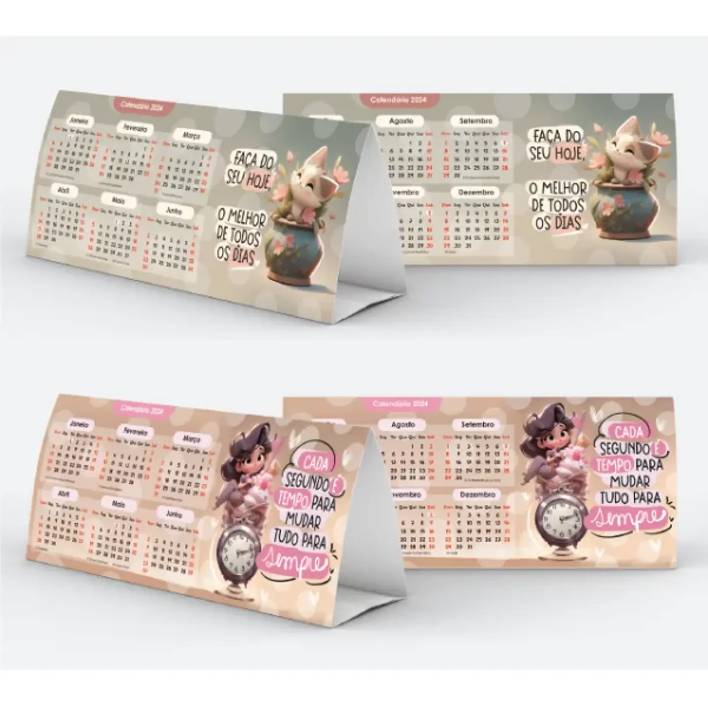 Arquivo de corte Combo Calendário 2024 -  Lunna Designer 4