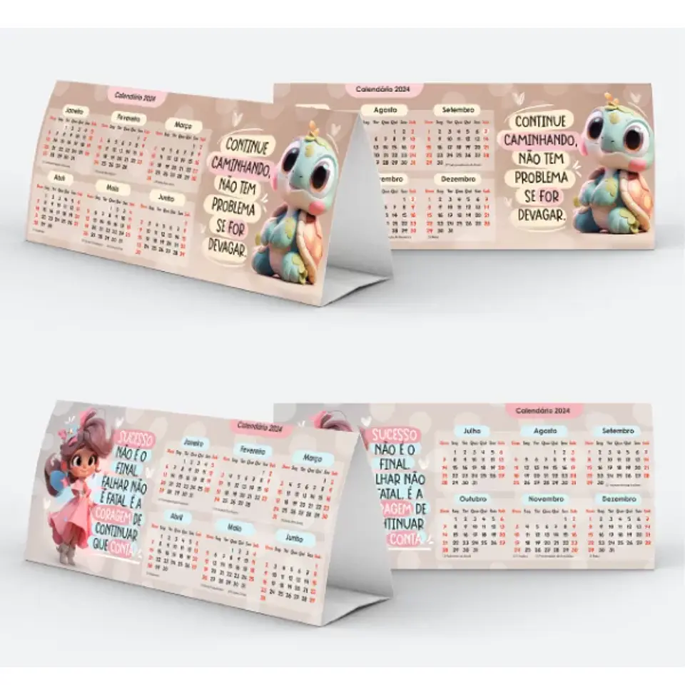 Arquivo de corte Combo Calendário 2024 -  Lunna Designer 8