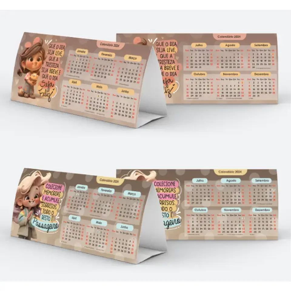 Arquivo de corte Combo Calendário 2024 -  Lunna Designer 9