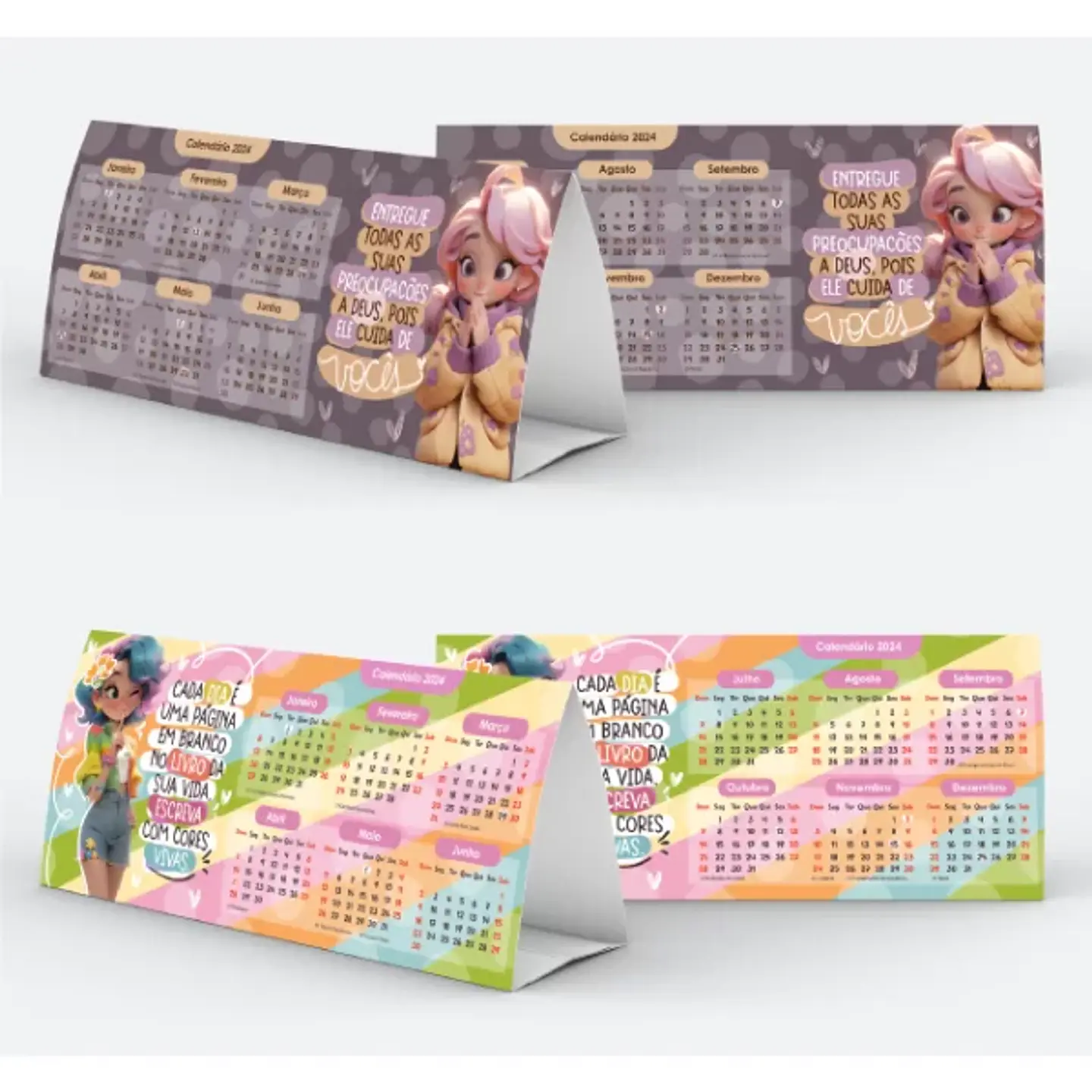 Arquivo de corte Combo Calendário 2024 -  Lunna Designer 12