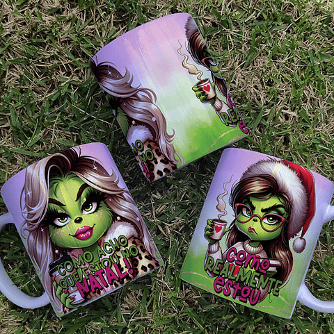 Arquivo caneca natal grinch menina - yukina