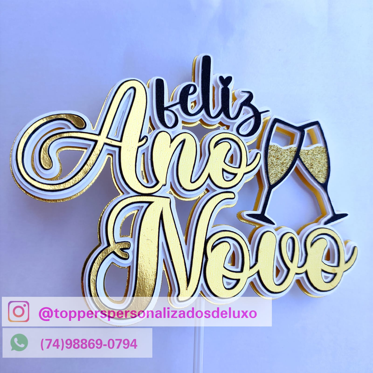 ARQUIVO DE CORTE TOPO DE BOLO FELIZ ANO NOVO 1