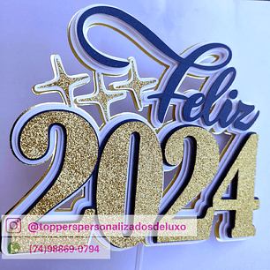 ARQUIVO DE CORTE TOPO DE BOLO ANO NOVO