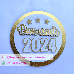 ARQUIVO DE CORTE TOPO DE BOLO ANO NOVO