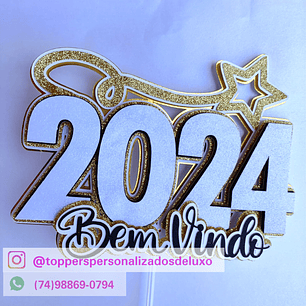 ARQUIVO DE CORTE TOPO DE BOLO ANO NOVO