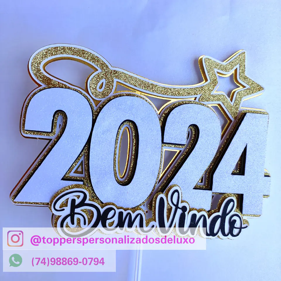 ARQUIVO DE CORTE TOPO DE BOLO ANO NOVO 1