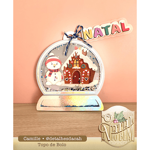 ARQUIVO DE CORTE TOPO DE BOLO NATAL