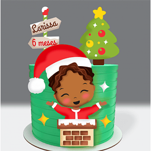 ARQUIVO DE CORTE TOPO DE BOLO NATAL