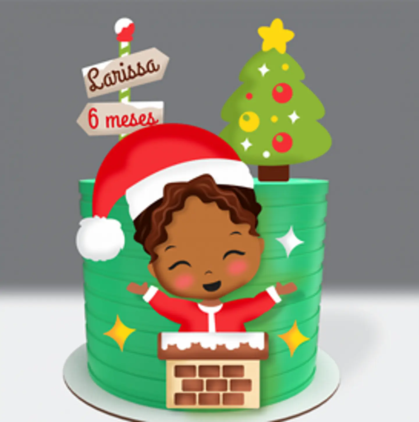 ARQUIVO DE CORTE TOPO DE BOLO NATAL 1