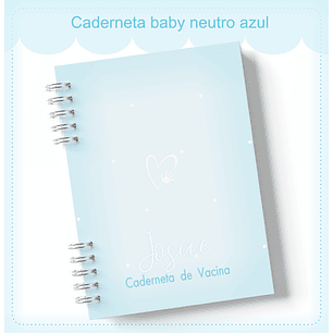 ARQUIVO CADERNETA VACINA NEUTRA AZUL