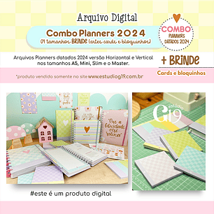 Arquivo planner 2024 combo - Estudio G19