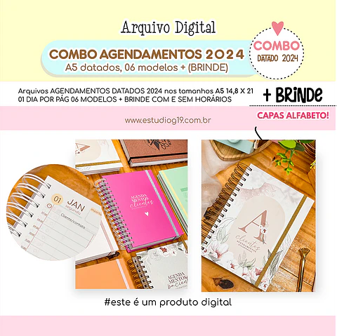 ARQUIVO AGENDAMENTO DATADO 2024 - ESTUDIO G19