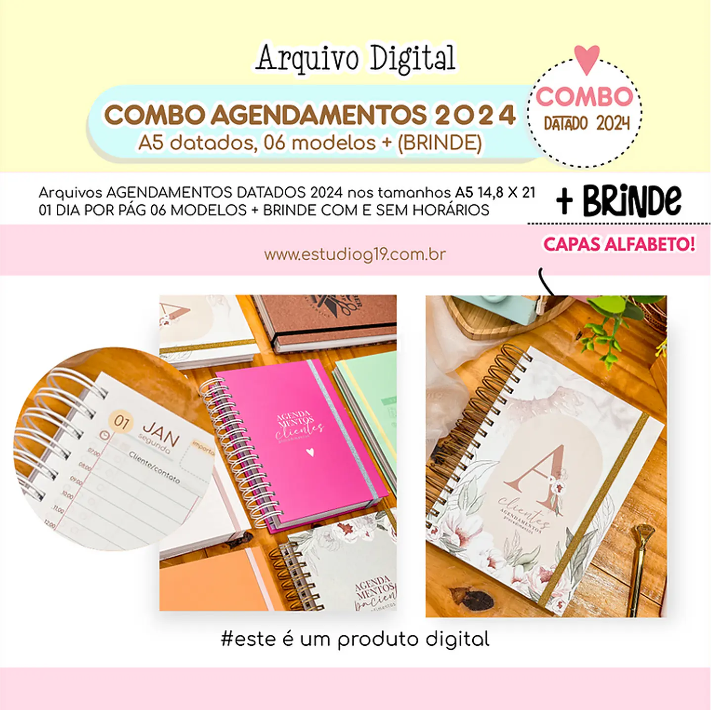 ARQUIVO AGENDAMENTO DATADO 2024 - ESTUDIO G19 1