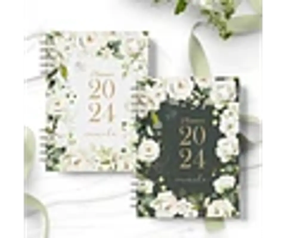 Arquivo planner 2024 rosas brancas - Bicho papel 2