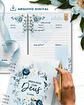 Arquivo Devocional Floral Azul - Thumbnail 2