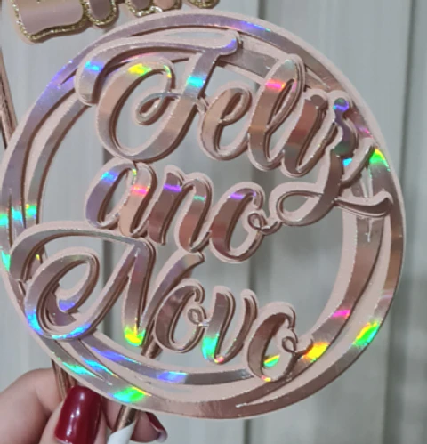 ARQUIVO DE CORTE TOPO DE BOLO ANO NOVO