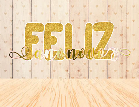 ARQUIVO DE CORTE TOPO DE BOLO ANO NOVO