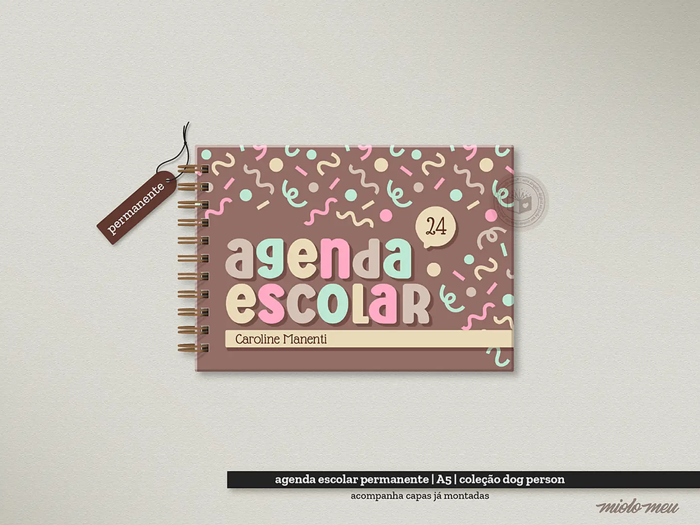 ARQUIVO AGENDA ESCOLAR DOG PERSON - MIOLO MEU 1