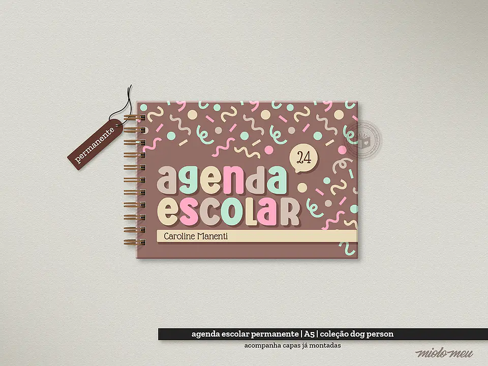 ARQUIVO AGENDA ESCOLAR DOG PERSON - MIOLO MEU 1