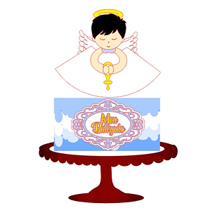 Arquivo topo de bolo batizado