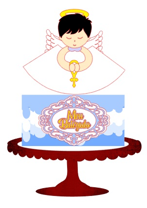 Arquivo topo de bolo batizado