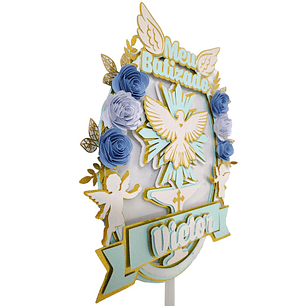 Arquivo topo de bolo batizado 