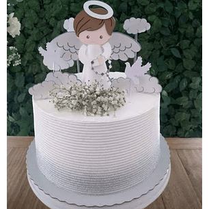 Arquivo topo de bolo batizado anjinho menino