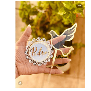 Arquivo topo de bolo batizado