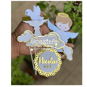 Arquivo topo de bolo batizado