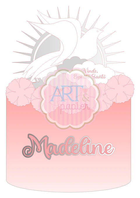 Arquivo topo de bolo batizado