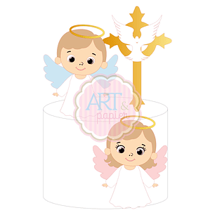 Arquivo topo de bolo batizado