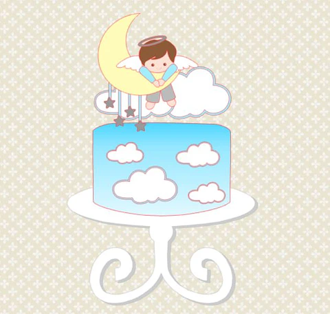 Arquivo topo de bolo batizado