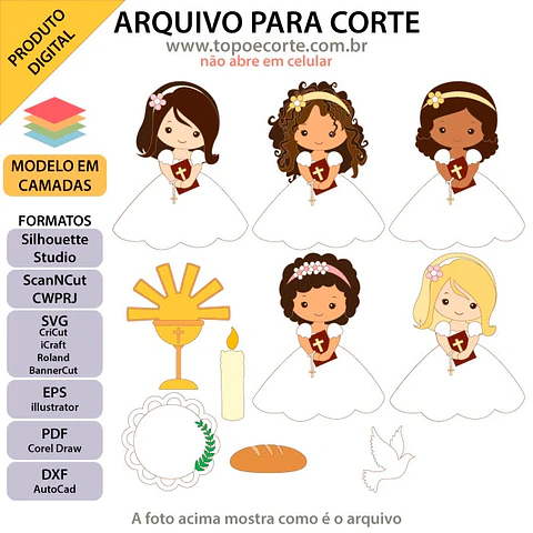 Arquivo topo de bolo batizado