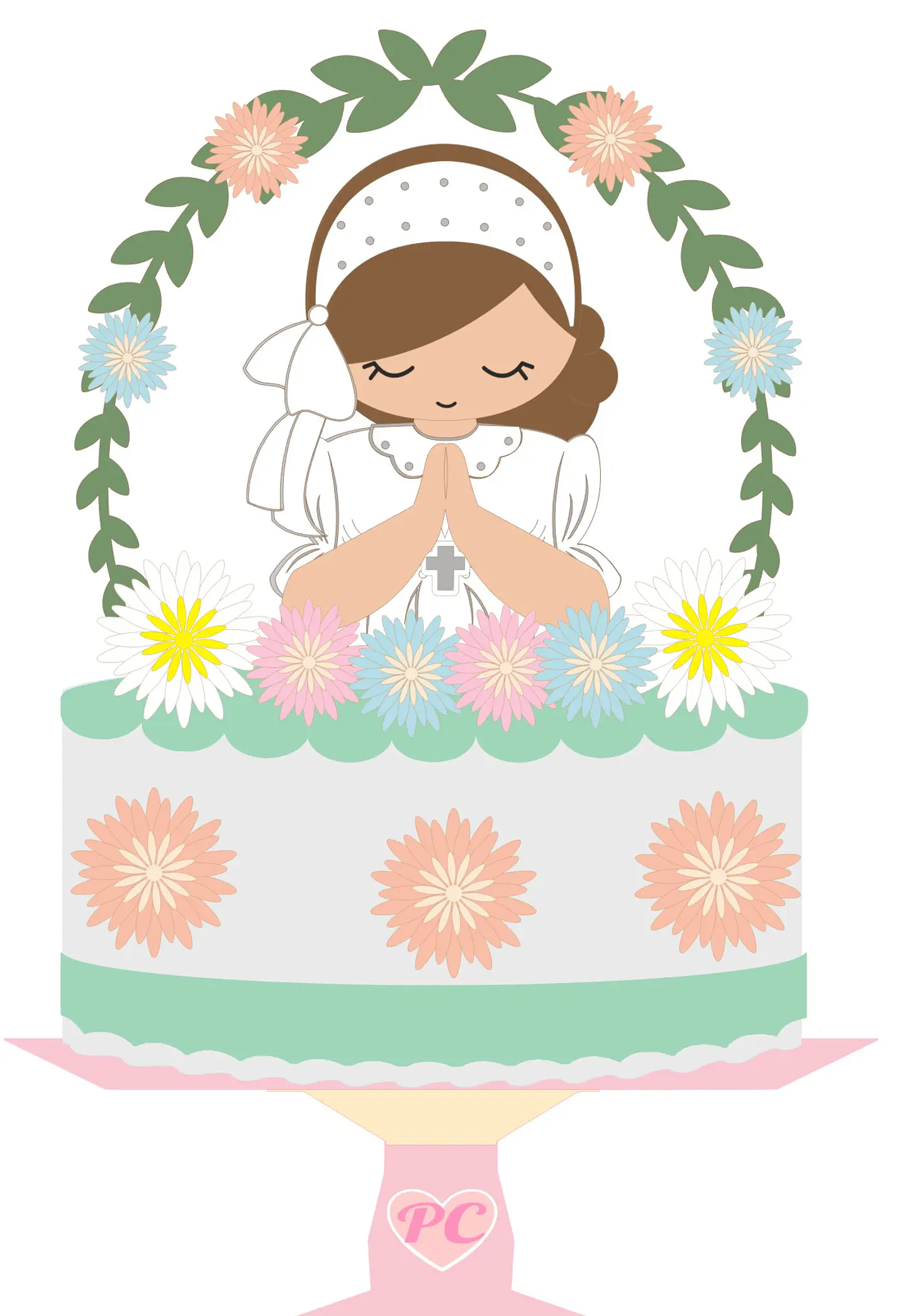 Arquivo topo de bolo batizado 1