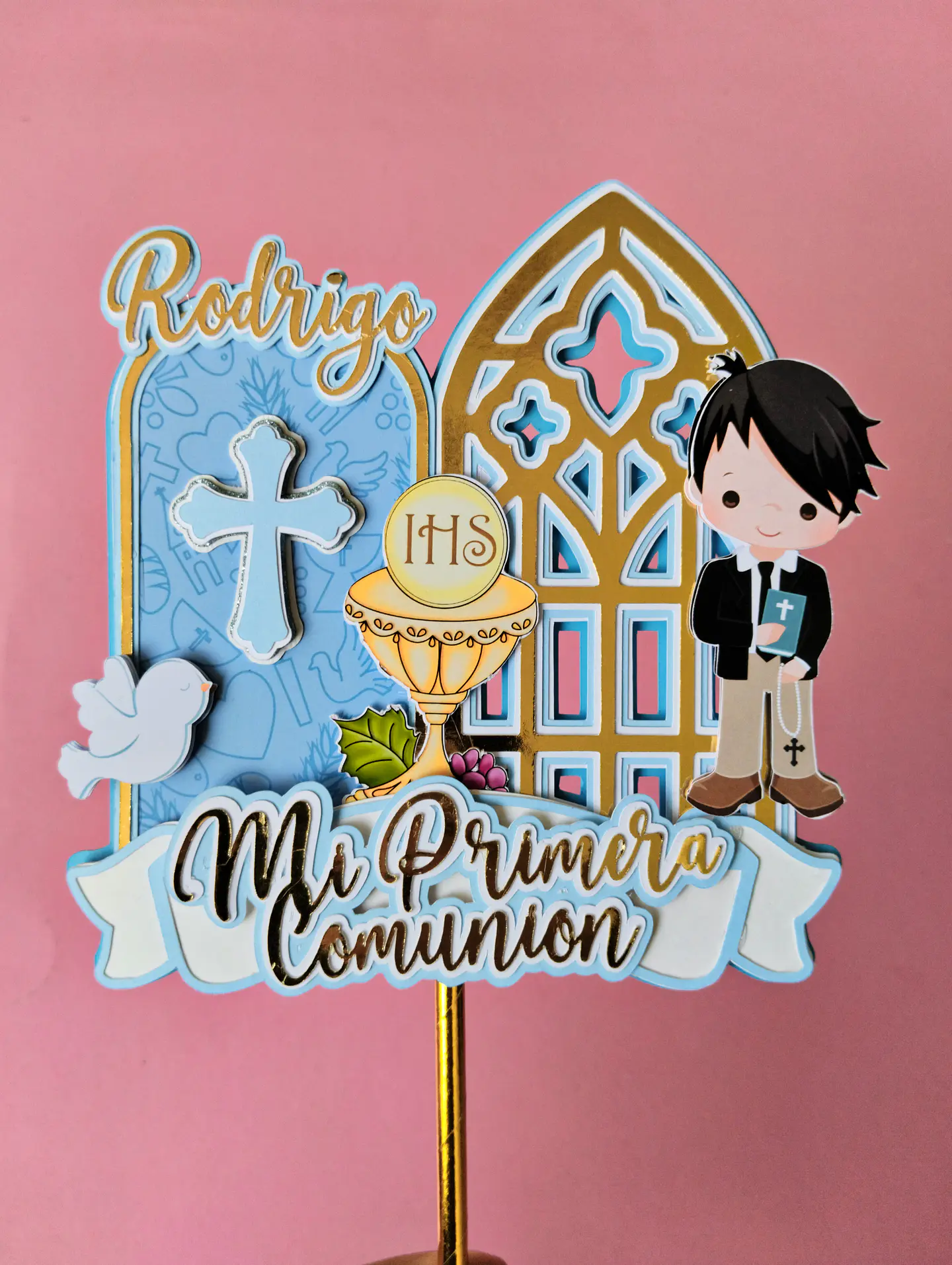 Arquivo topo de bolo batizado 1