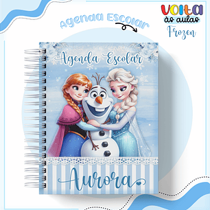 ARQUIVO ENCADERNAÇÃO KIT ESCOLAR FROZEN - LINA CRIATIVA