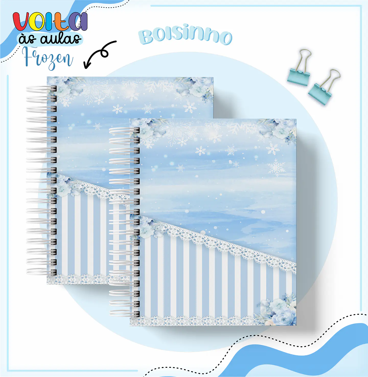ARQUIVO ENCADERNAÇÃO KIT ESCOLAR FROZEN - LINA CRIATIVA 4