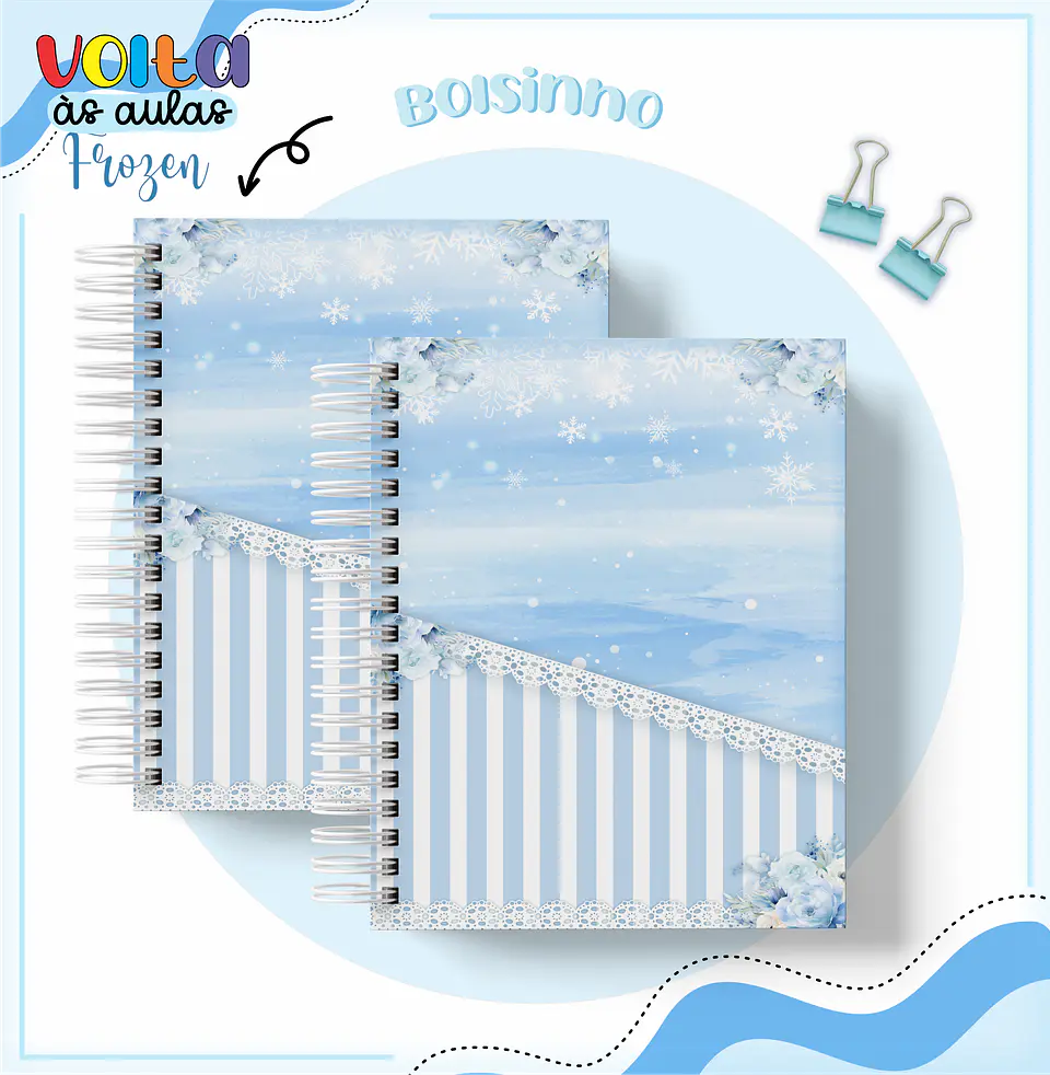 ARQUIVO ENCADERNAÇÃO KIT ESCOLAR FROZEN - LINA CRIATIVA 4