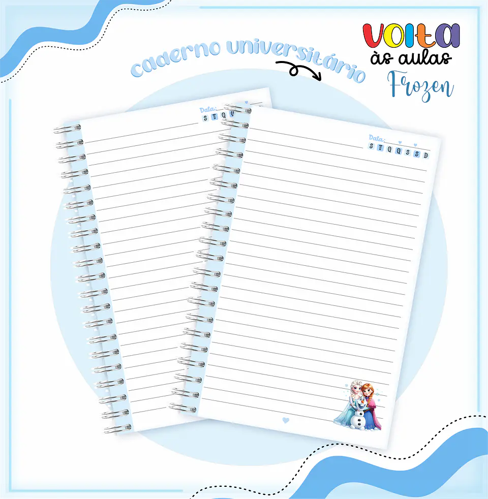 ARQUIVO ENCADERNAÇÃO KIT ESCOLAR FROZEN - LINA CRIATIVA 7