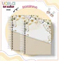 ARQUIVO ENCADERNAÇÃO KIT ESCOLAR FLORAL INICIAL - LINA CRIATIVA - Thumbnail 2