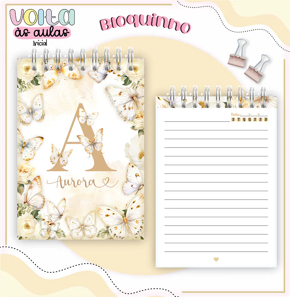 ARQUIVO ENCADERNAÇÃO KIT ESCOLAR FLORAL INICIAL - LINA CRIATIVA 7